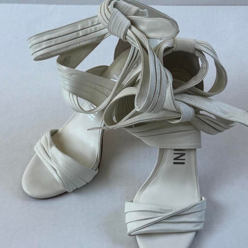 Gianni bini whiteivory genuine leather
